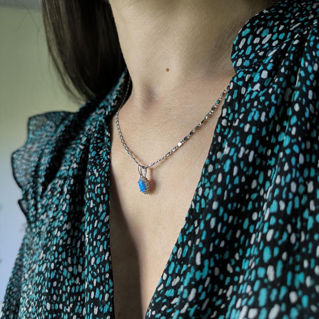 Серебряная подвеска с опалом 0.459ct (2192367)