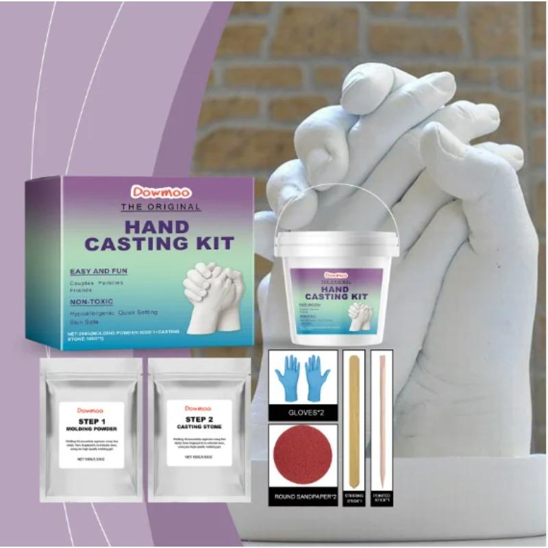 Paar Handgefertigte Gussform Skulptur Zubehör Handform-Set Für Paare DIY Handabdruck Skulptur Statue Werkzeug Zubehör