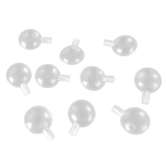 

10 шт., игрушки-пищалки, экологически чистые декоративные пластиковые игрушки для собак, сменный шумогенератор для родителей прозрачный