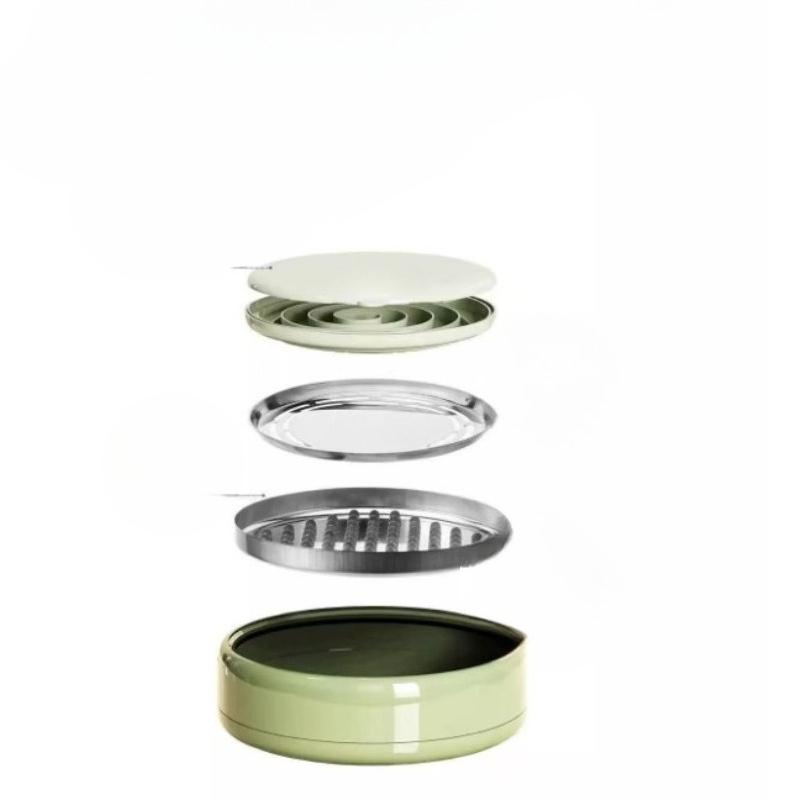 Sawtooth Anti Scalding Fireproof Fly Ash Safe Mosquito Incense Box with Automatic Incense Separators and Lids Storage Holder