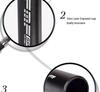 Aluminum Alloy Mountain Bike Seatpost - Sizes: 25.4mm, 27.2mm, 28.6mm, 31.6mm