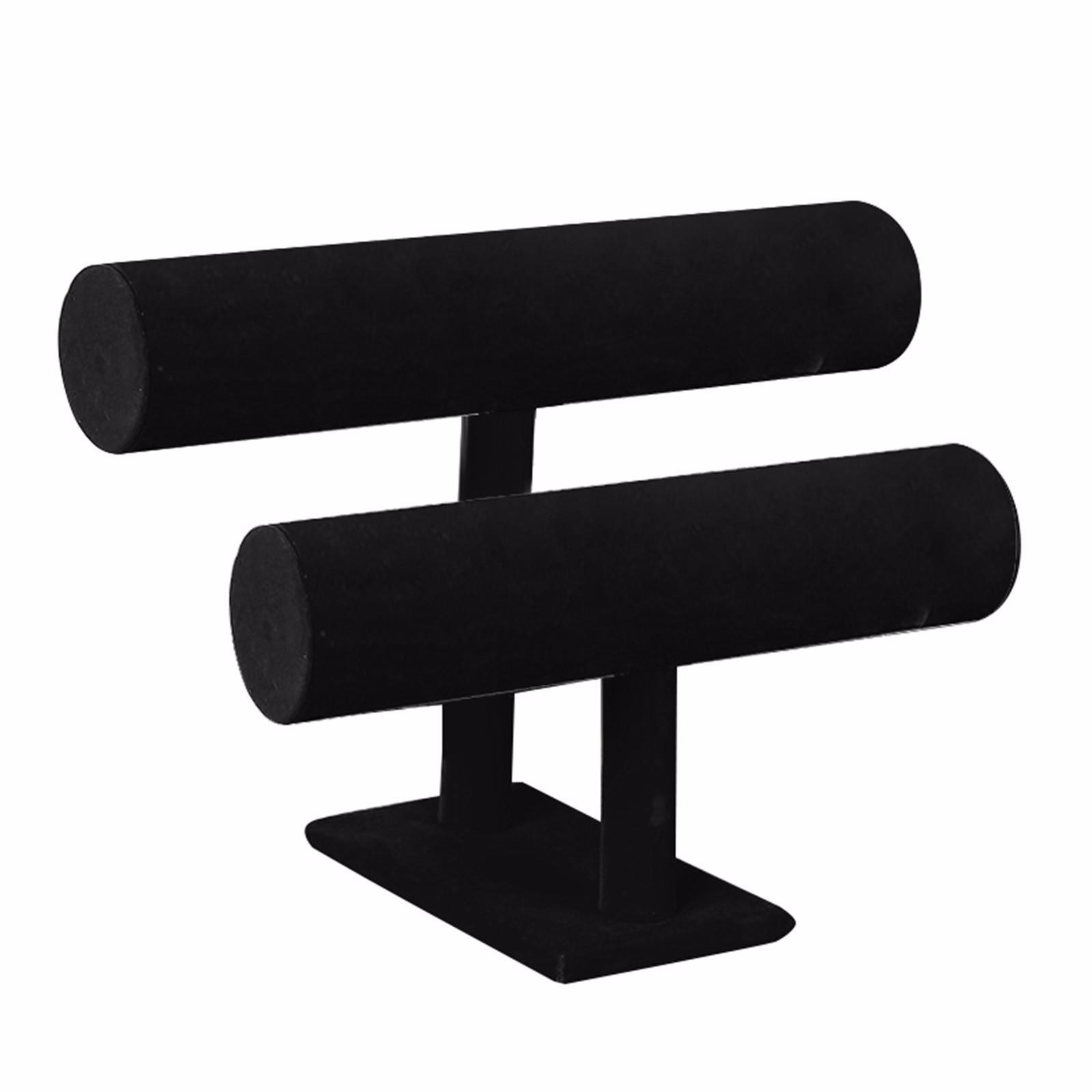 

Двухслойная стойка для ювелирных изделий One Size чёрный