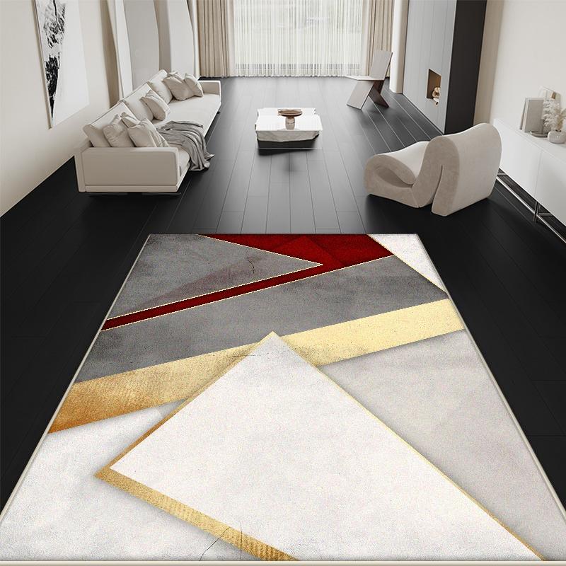 Modern Geometric Large Living Room Carpet Decoration Home Sofa Area Antiskid Rug 200x300 Bedroom Lounge Washable Plush Floor Mat