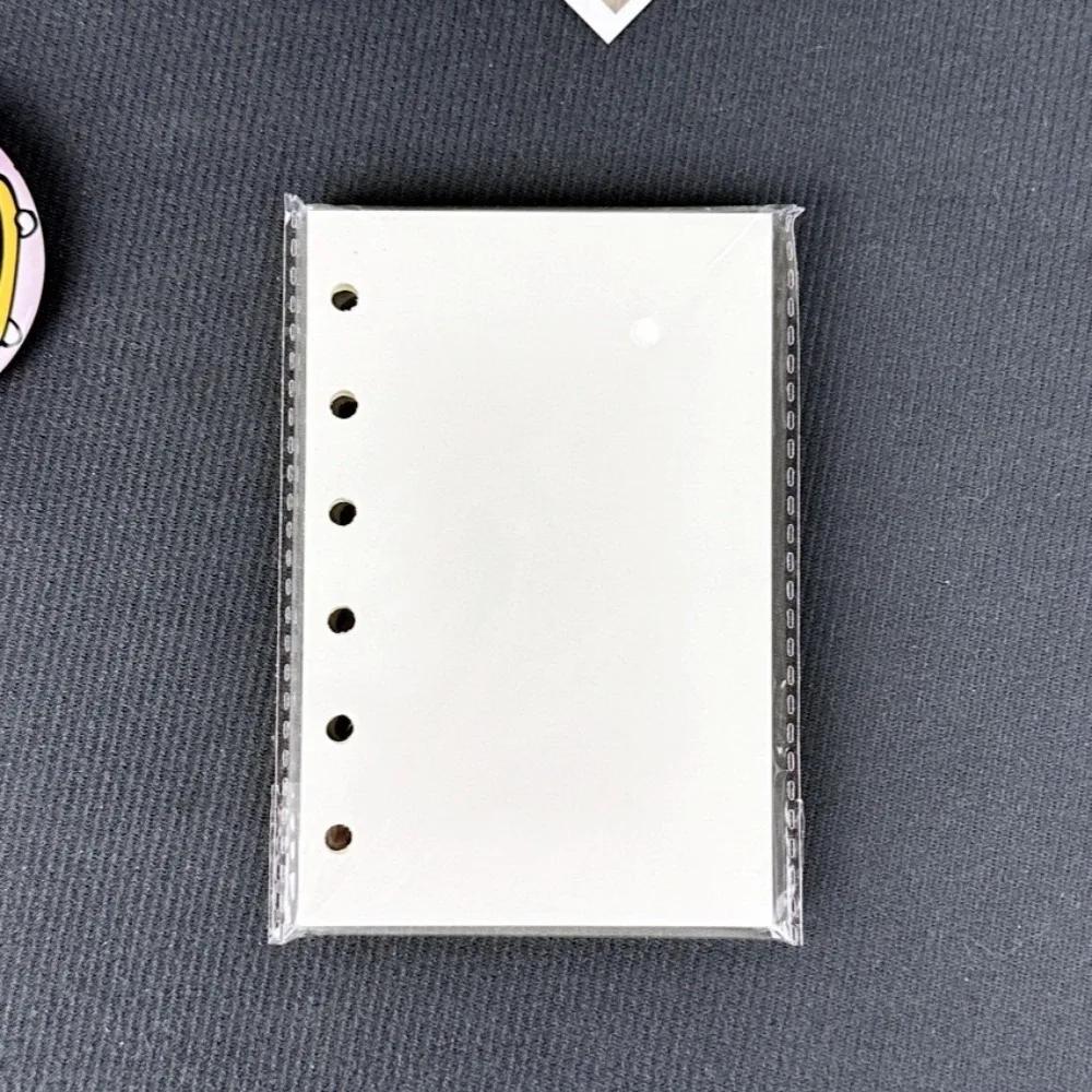 Portable Retro Brown Loose-leaf Notebook PU Leather A7 Travel Journal DIY Scrapbook Notepad Scrapbooking