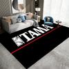 Stylish T-TAMA Drum Print Floor Mat Anti-Slip Carpet for Music Enthusiasts Unique Rug for Jazz or Electronic Drum-Themed Decor