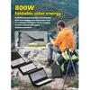 800W High Efficiency Foldable Solar Panel, 23.5% Conversion Rate, Lightweight Portable Solar Power for Camping