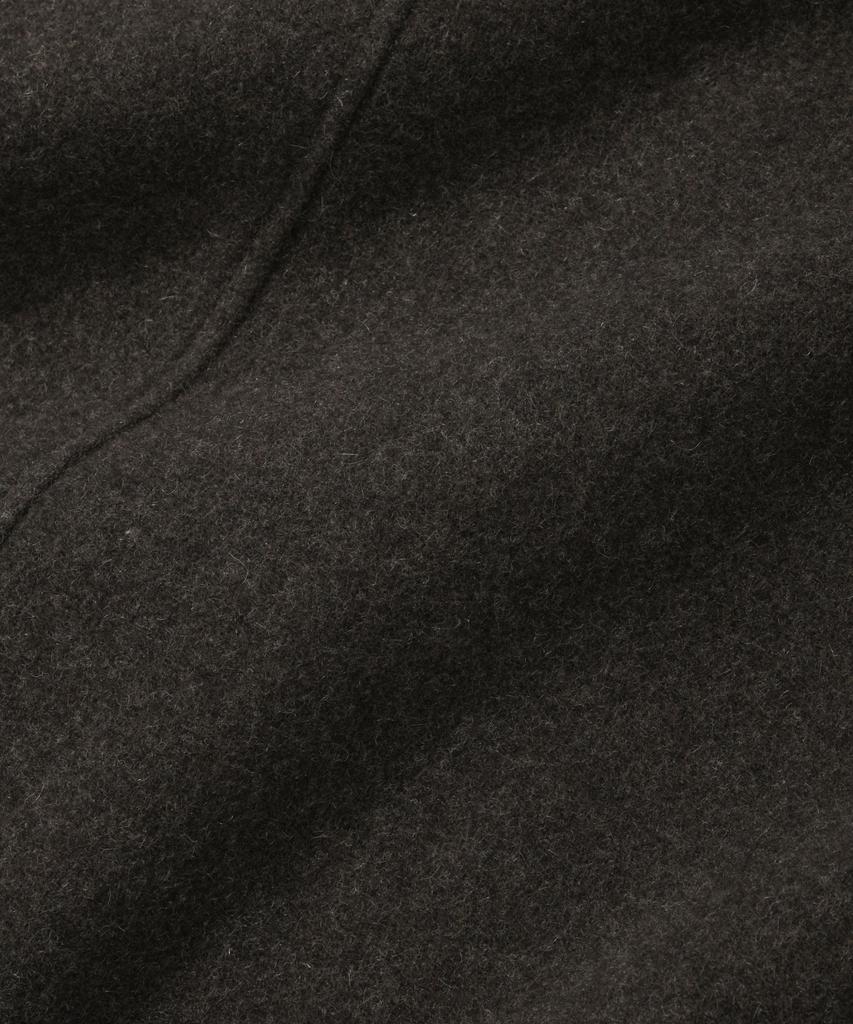 KIIMUIR [Drape Wool] Cashmere Blend Semi-Overfit Balmacaan Coat_Brown