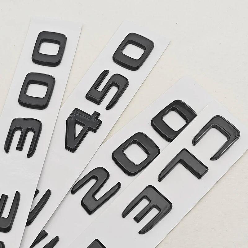 3D ABS Car Letters Logo CLE200 CLE260 CLE300 Badge Rear Trunk Emblem Decals For Mercedes Benz C238 A238 Car Sticker Accessories 4DS