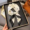 Silk scarf women's neck new scarf with coat 70 small square scarf scarf mother high-end scarf