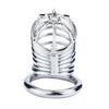 Small Penis Lock Male Stainless Steel Cock Cage Chastity Device Penis Lock Erotic Bondage Husband Loyalty Big Metal Cock Cage