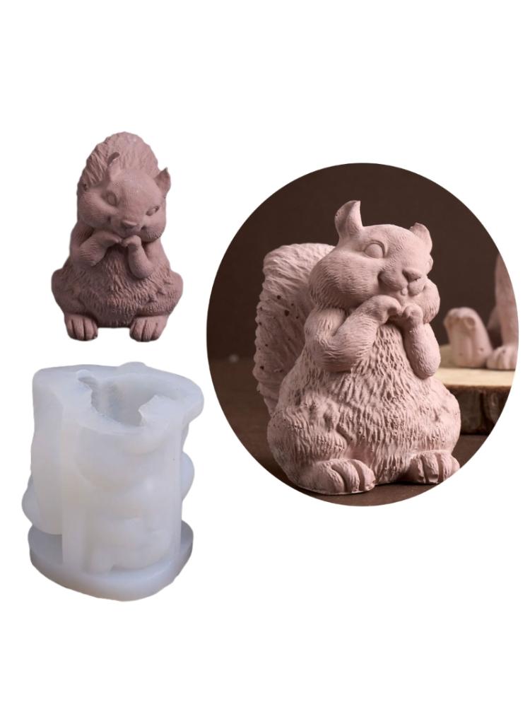 Kreative Maus Elastomer Gießform für Seife Harz Schokolade - Einzigartige Bastelarbeiten Dekoratives Geschenk Herstellungsform