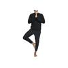 Nike Unifarbenes Rundhals-Casual-Langarm-T-Shirt Herren-Tops Schwarz FN2974-010