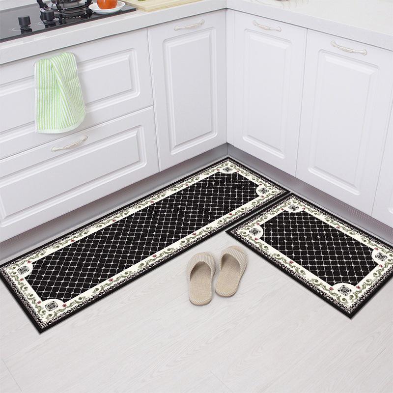 Absorbent Non-Slip Kitchen Floor Mat - Dirt-Resistant Long Strip for Doorways, Bedrooms, and Bathrooms