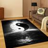 3D Taiji Yin Yang Dragon Carpet Rug for Living Room Sofa Home Bedroom Doormat Kitchen Decor,Playroom Non-slip Area Rug Mat