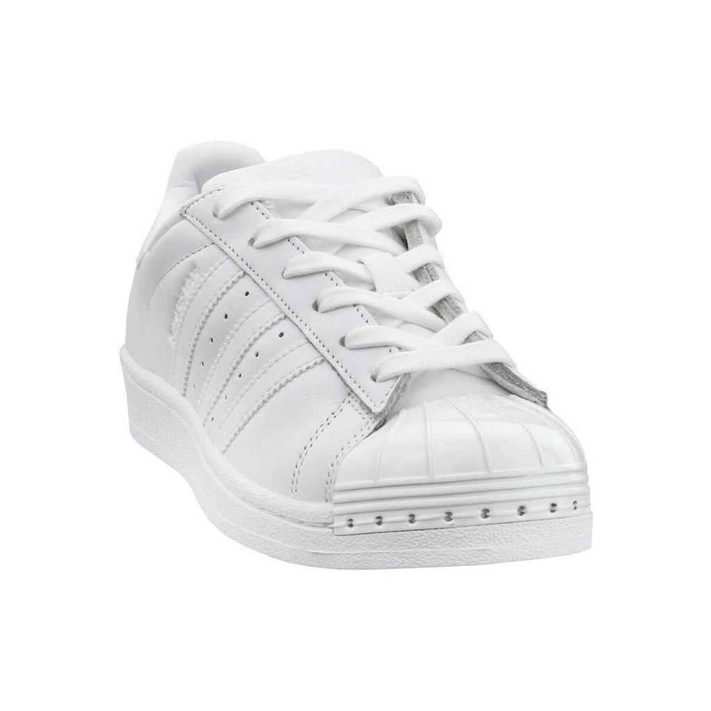 adidas Superstar Metallkappe Weiß Damen Sneaker Schuhe-Weiß Core-Schwarz BY9751