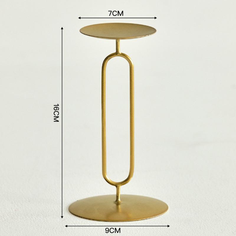 Candlestick OrnamentRomantic Dining Table Decoration Atmosphere SettingRestaurant Table Decoration Candlestick