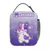 Cute Aphmaus Gaming Insulated Lunch Bags Large Meal Container Thermal Bag Tote Lunch Box Office Outdoor Bento Pouch