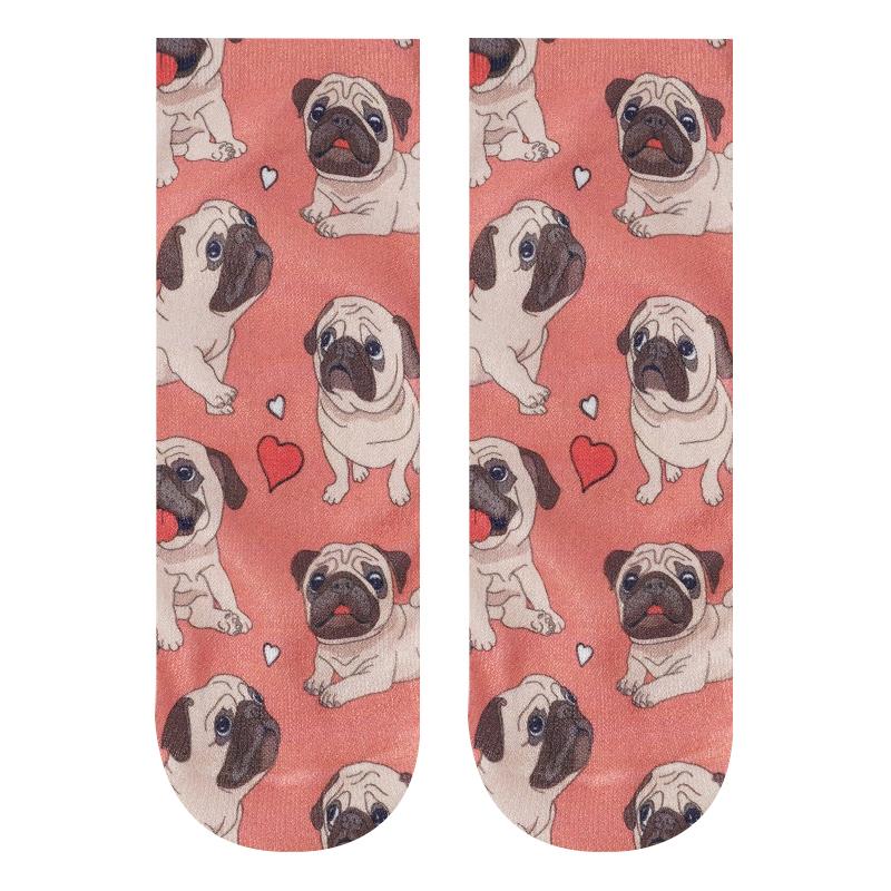 Women's 3D Printed Cute Cat Ankle Socks Digital Print Funny Novelty Short Socks Breathable Cotton Casual Daily Wear