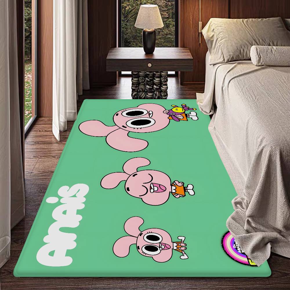 The Amazing Funny W-world Of Gumball Floor Mat Cheaper Anti-slip Modern Living Room Balcony Printed Bedside Mats
