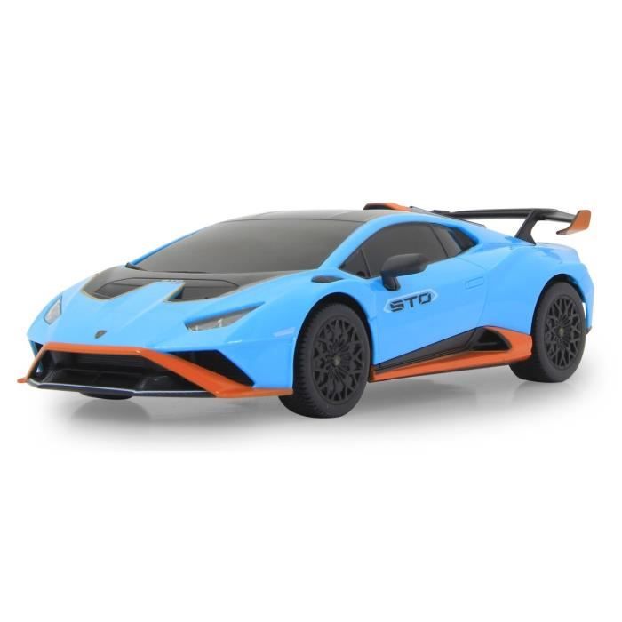Voiture de sport - jamara - lamborghini huracán sto 1:24 - bleu - intérieur - enfant