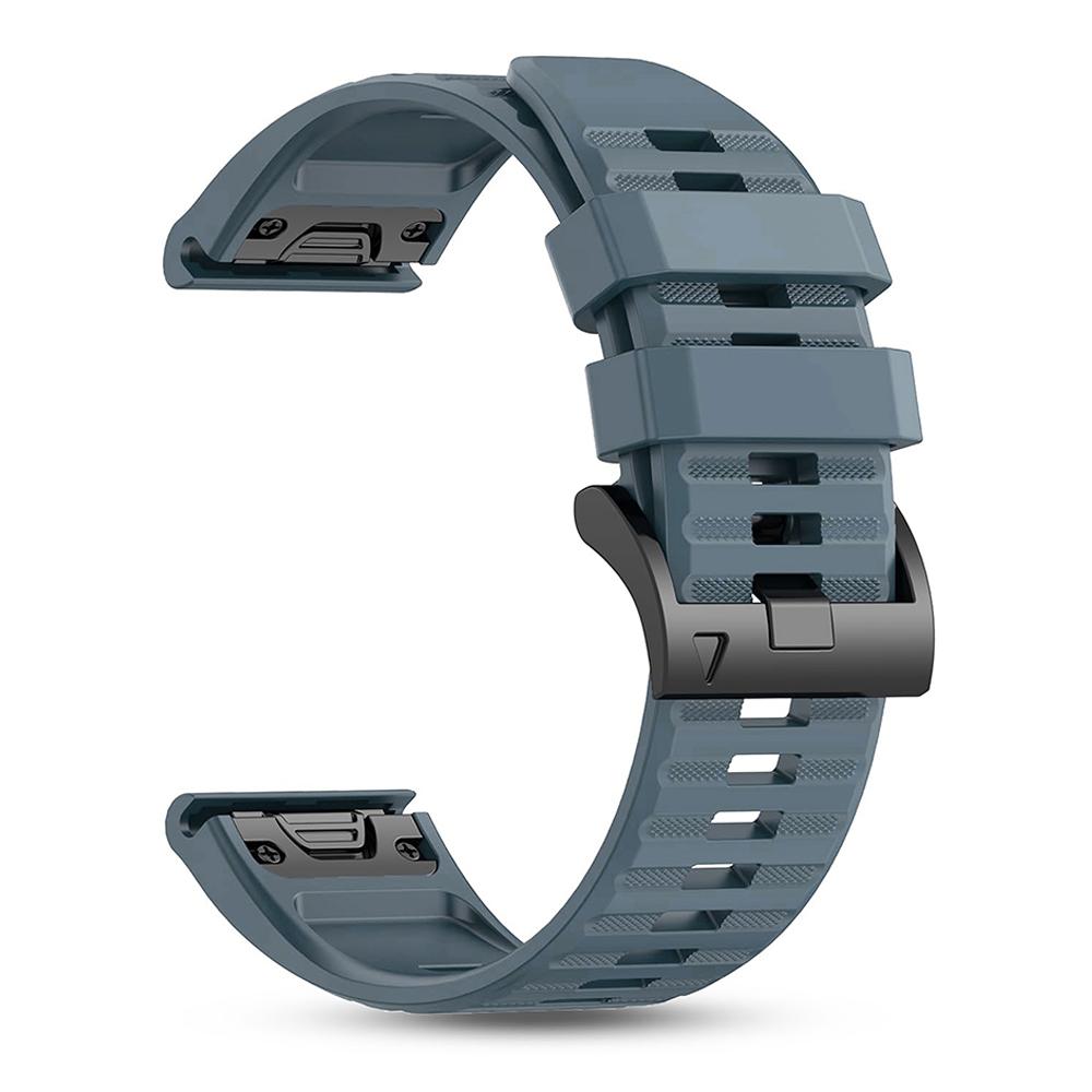 QuickFit 22mm 26mm Silicone Watch Band For Garmin Fenix 6 6X Pro 7X 7 8 E 5X 5 Plus Epix Gen 2 Forerunner 955 965 Tactix 8 Strap