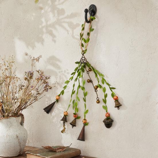 Campanelli da Strega per Maniglia della Porta per Protezione, Campanello Decorativo da Appendere alla Porta, Carillon a Vento da Strega Decorativi per Arredamento Stanza Casa Boho