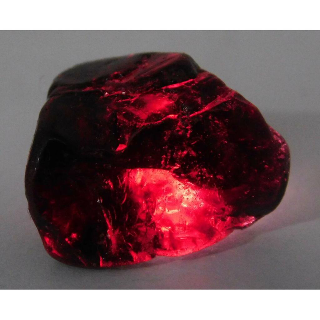 Natural Ruby Red 32.80 Ct Earth Mined Huge Size Rough CERTIFIED Loose Gemstone.