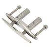 6in Pull Up Boat Cleat 316 Stainless Steel Heavy Duty Marine Dock Cleat with Locknuts for Yacht