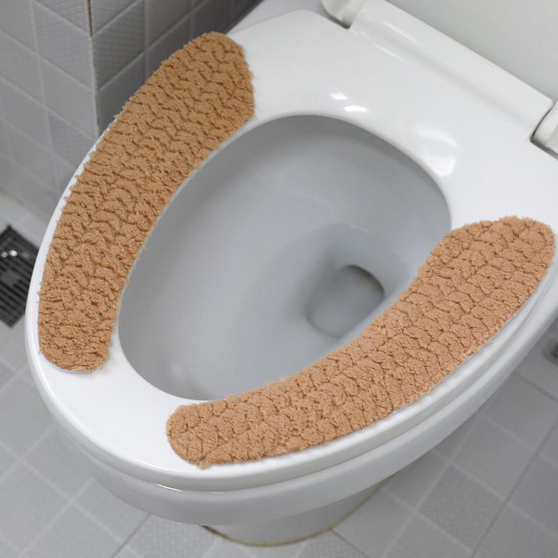 Star Moon Plush Velvet Toilet Seat Cover & Universal Smart Pad