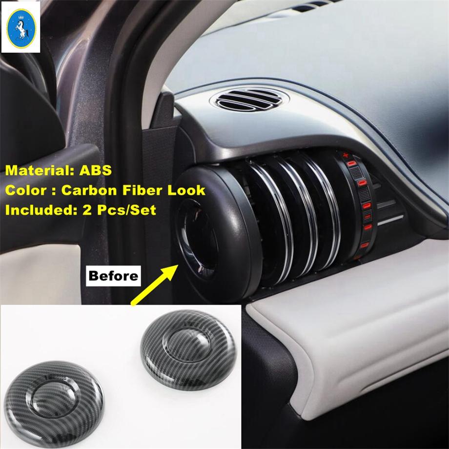 Carbon Fiber Door Speaker / Dashboard Air Vent / Shift Gear Panel Cover Trim For BYD Atto 3 Yuan Plus  - 2024 Auto Interior