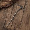 Retro Skull Scythe Hairpin: Viking-Inspired Women's Hair Accessory, Perfect for Parties