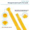 Flexible Fuel Can Spout Kit Rust Resistant Leak Proof Pour Nozzle for Car Motorcycle Marine Boat Refueling