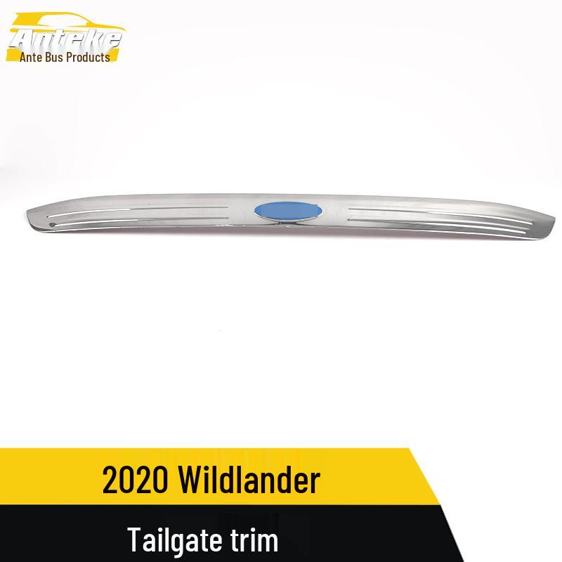 Fits 20 Wilanda Models: Tailgate Trim Decoration Sticker & Trunk Bumper Bright Strip Exterior Accessories