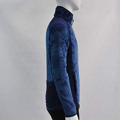 Kapelmuur Cycling Jacket, Fall/Winter [5°C-15°C], Fleece Combination Jacket, Navy, Size XS