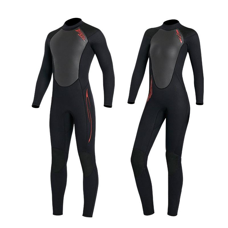 3MM Diving Suit SCR Neoprene One-piece Thermal Thickened Cold-proof Snorkeling Surfer
