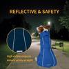 Waterproof Dog Raincoat with Reflective Strip, Adjustable Breathable Rain Coat Jacket with Leash Hole for Dogs