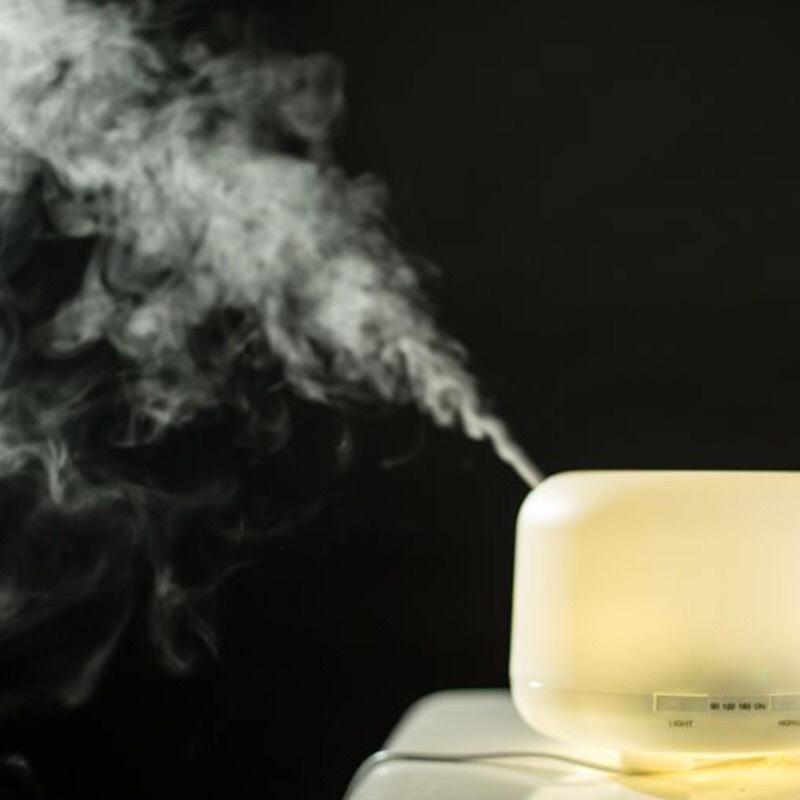 500ML Ultrasonic Air Humidifier & Aroma Diffuser - Muji Style, USB, Large Capacity