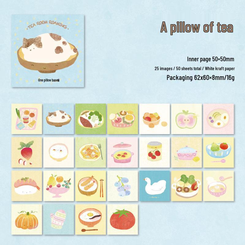 Twilight Tea Room Non-Adhesive Tearable Message Book for Students
