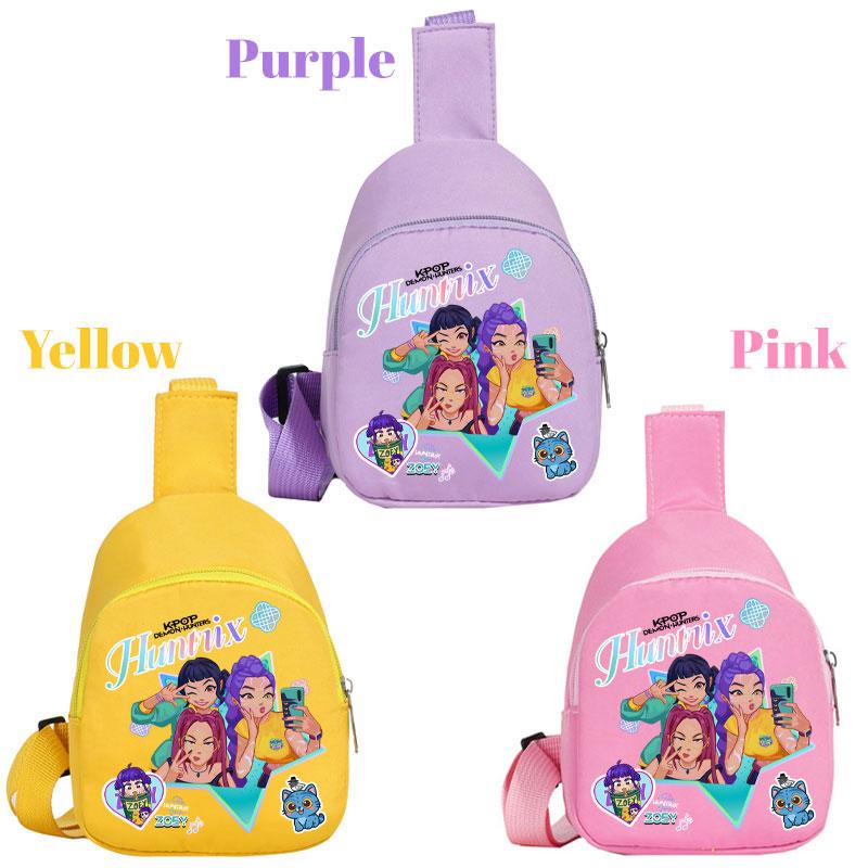 For kpop Shoulder Backpack Chest Bag K-pop Diagonal Cartoon Student Classic Lightweight Girly Gift Storage travel crossbody bag