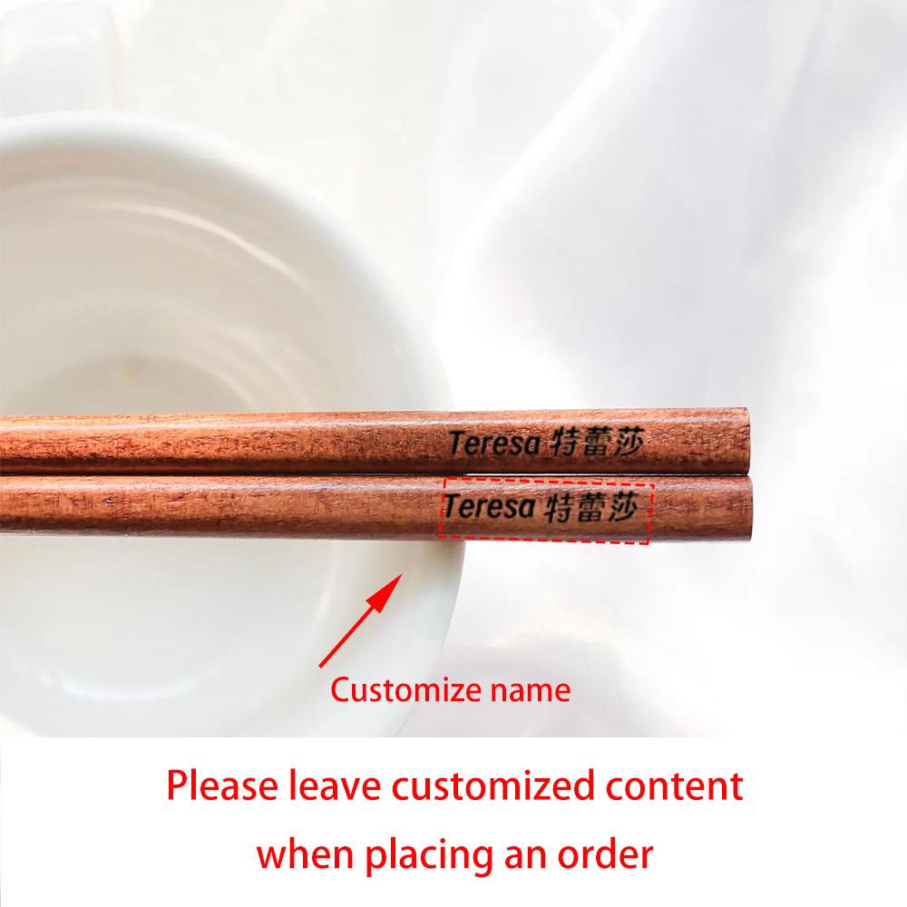 

Custom Name 5Pairs Wooden Chopsticks Engraved Chopsticks Chinese Wedding Bridal Shower Gift for Friends Colleagues Relatives 5Pairs 25cm