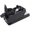 Glove Box Switch Handle, ABS Black+Chrome Glove Box Switch Handle, Compatible with Mercedes Benz C Class W204 2007-2014, E Class W212 2010-2016, GLK