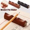 Wooden Brush Pen Holder Chinese Brush Pen Rest Stand Painting Calligraphy Pens Holder School Stationery Supplies New