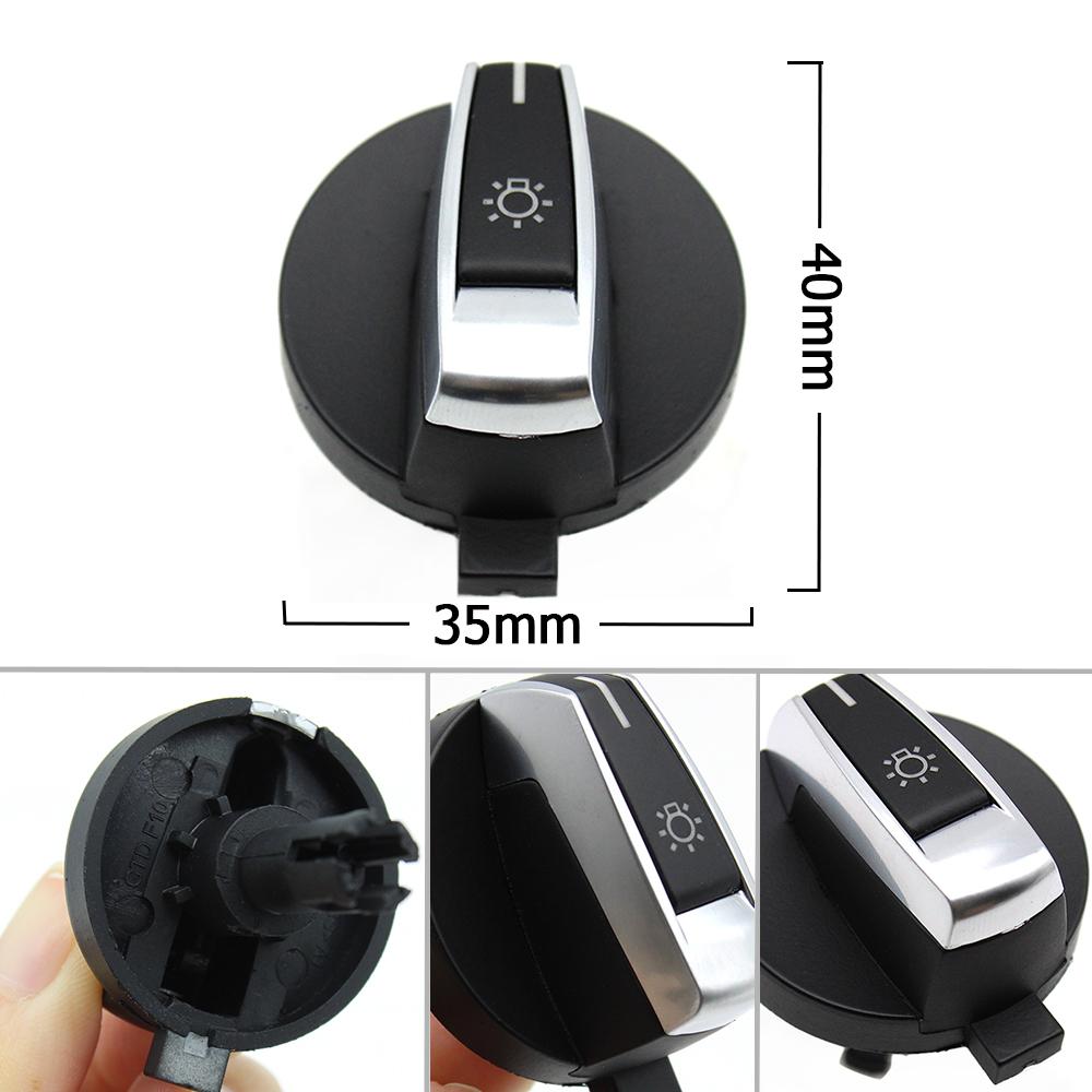 Head Lamp Rotary Button Headlight Switch Cover Panel For BMW 5 Series 5GT 6S 7S X3 X4 F02 F10 F11 F07 F06 F25 F26 61316803965