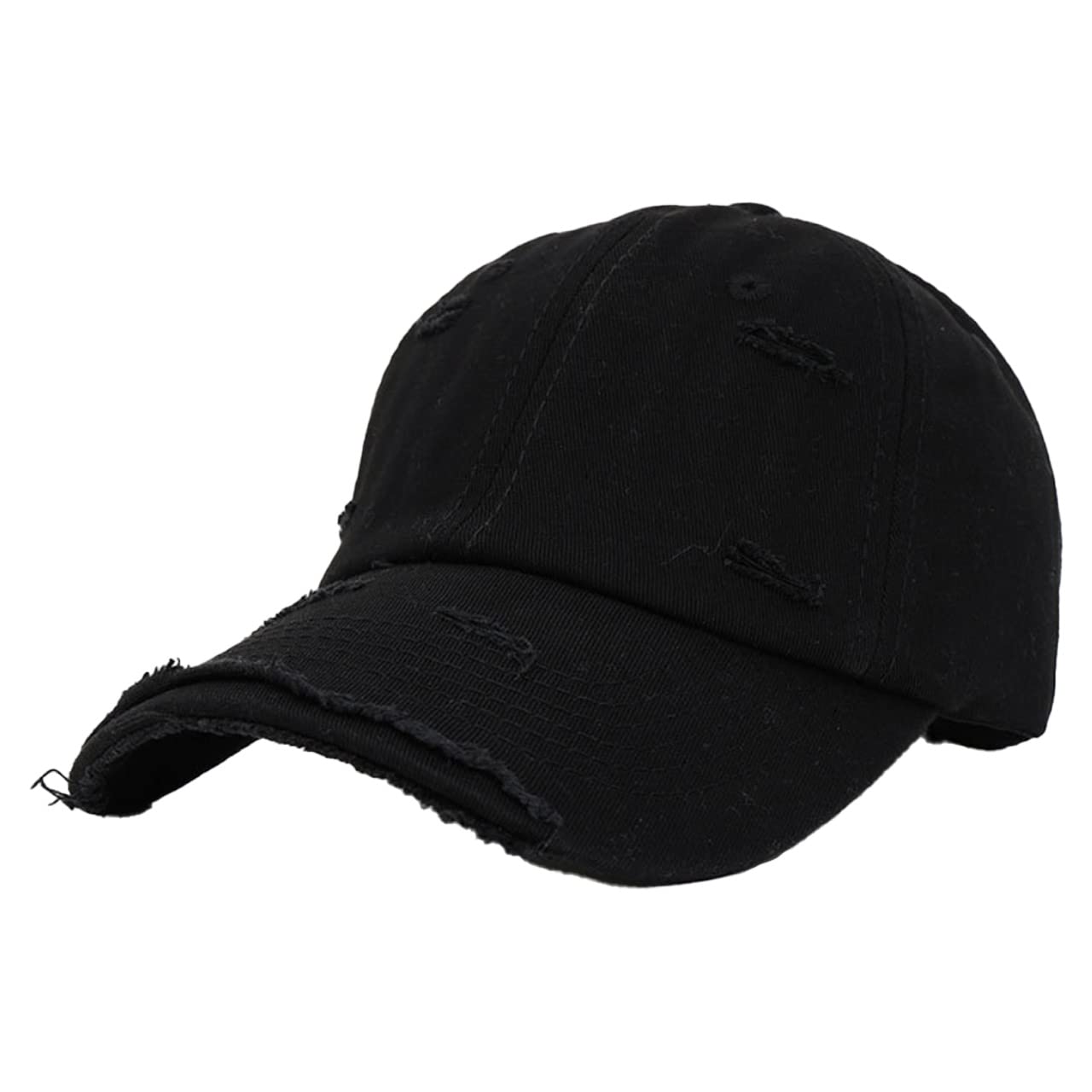 

Plain Distressed Simple CA537 [White Fang] Cap, Design, Sports, Men s, Women s, (Black) чёрный