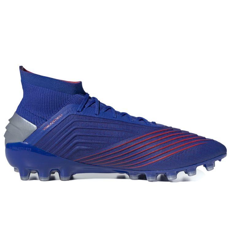 Adidas Predator 19.1 Comfortable Versatile AG (Rubber Short Studs) Non-Slip Durable Soccer Shoes Men Soccer Shoes Blue D98053