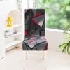 Floral Printed Stretch Chair Cover Elastic Armchair Protector For Dining Room Office Banquet Chairs