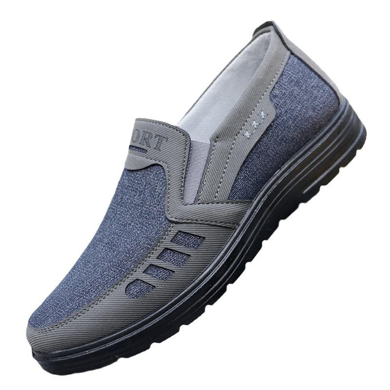 Men Casual Sports Shoes Fashionable Old Beijing Cloth Shoes Wear Resistant Lightweight Slip On Casual Sports Shoes