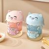 1 Cat Yogurt Filter and 5 Bags, Can Filter Approximately 33-35 Ounces of Yogurt, Cute Home Essential Rotating Press Quick and Easy