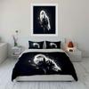 White Owl and Magical Castle Print Bedding Set 1 Duvet Cover 2 Pillowcases for Adult and Children Luxury Gift Full Size