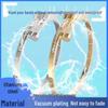 Women's Three-Color Zirconium Titanium Steel Bracelet